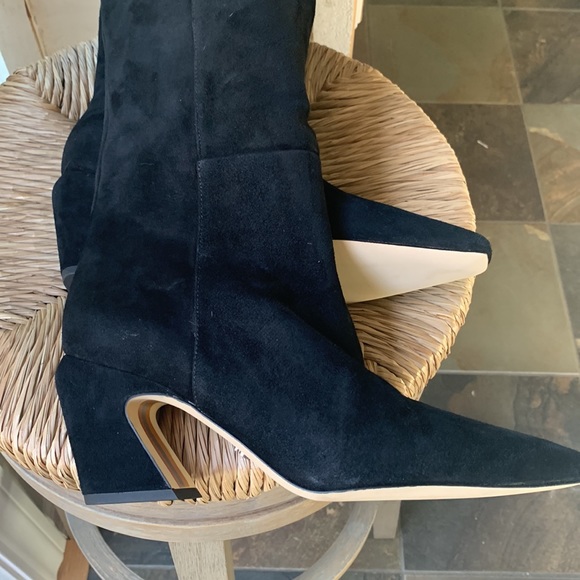 Sam Edelman black suede knee high boots - Picture 5 of 15